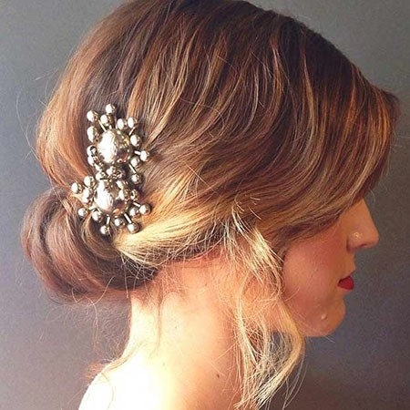 Cute Updo Hair with an Accessory