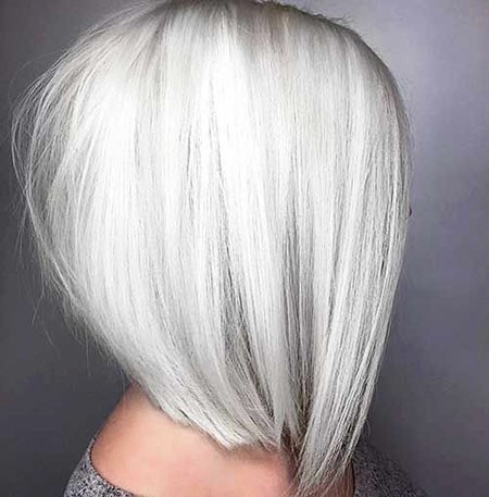 Gorgeous Grey Bob Haircut