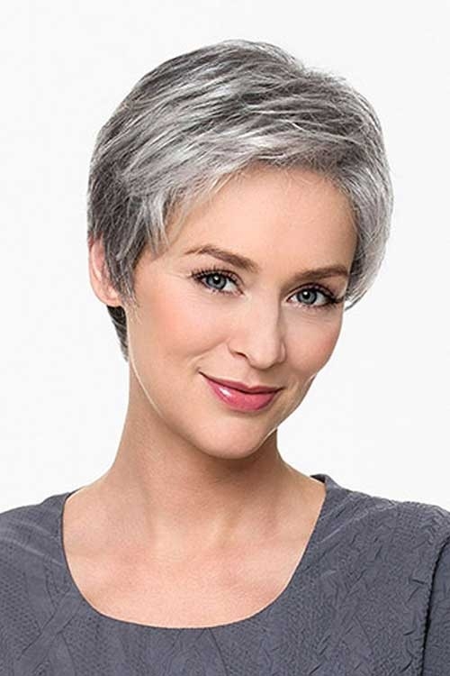 Natural Grey Short Hair