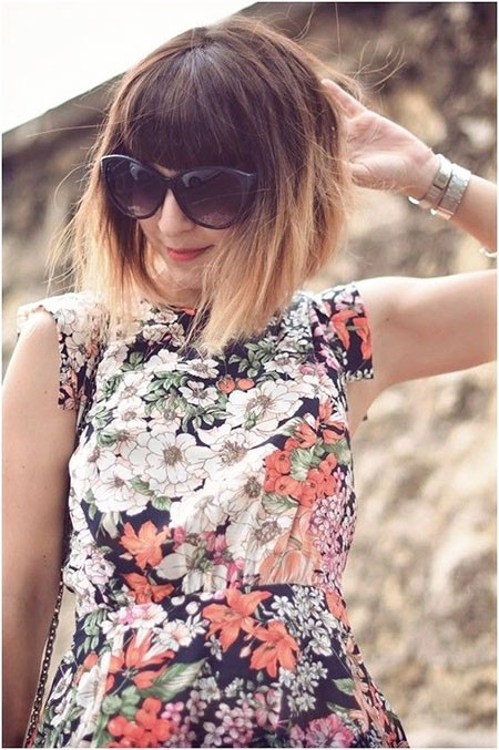 Ombre Bob with Fringe