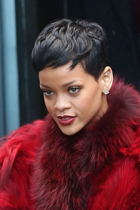 Rihanna Pixie Haircut