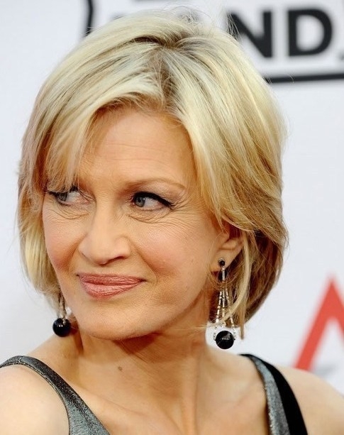 Short Blonde Hairstyle for Women Over