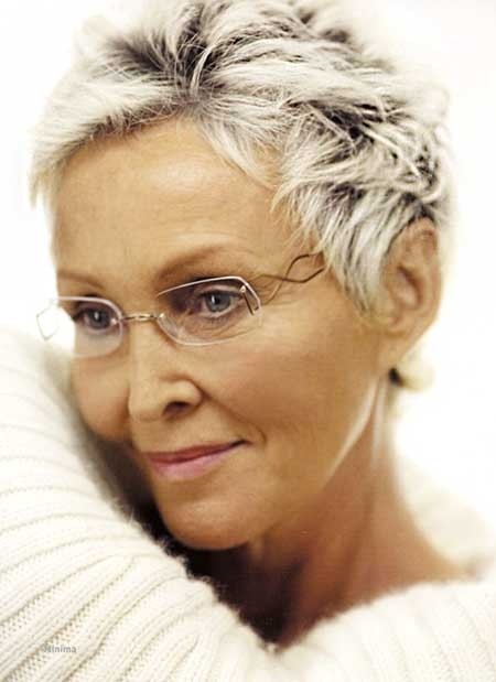 Short and Pixie Haircut for Older Women