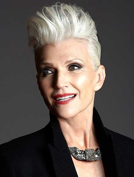 The Mohawk Style Haircut for Older Women