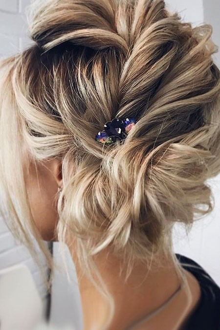 Updo Hair with an Accessory