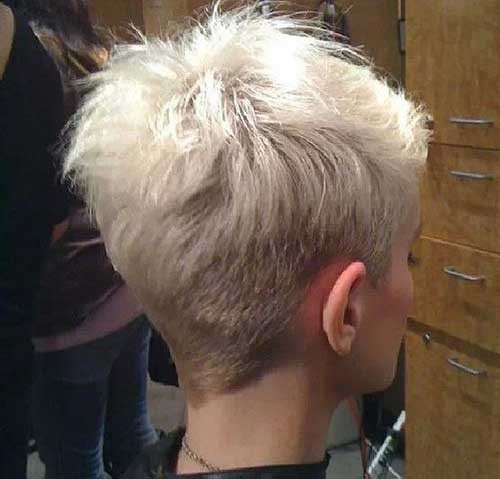 Back View of Pixie Haircut