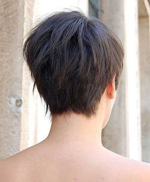 Back View of Short Haircut