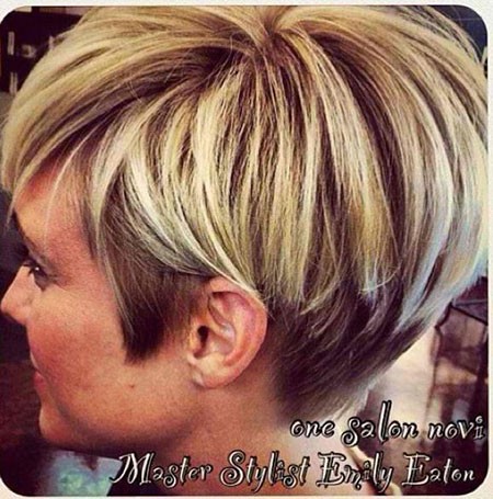 Layered Short Haircuts for Women Over