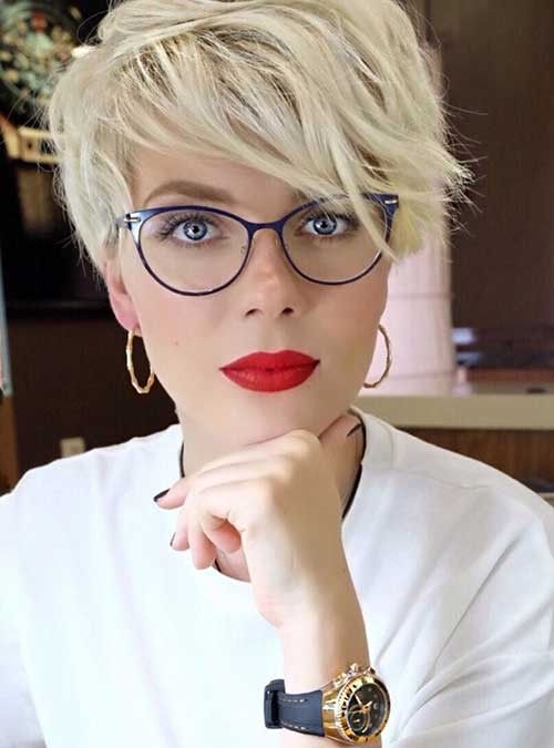 Pixie Hair with Glasses