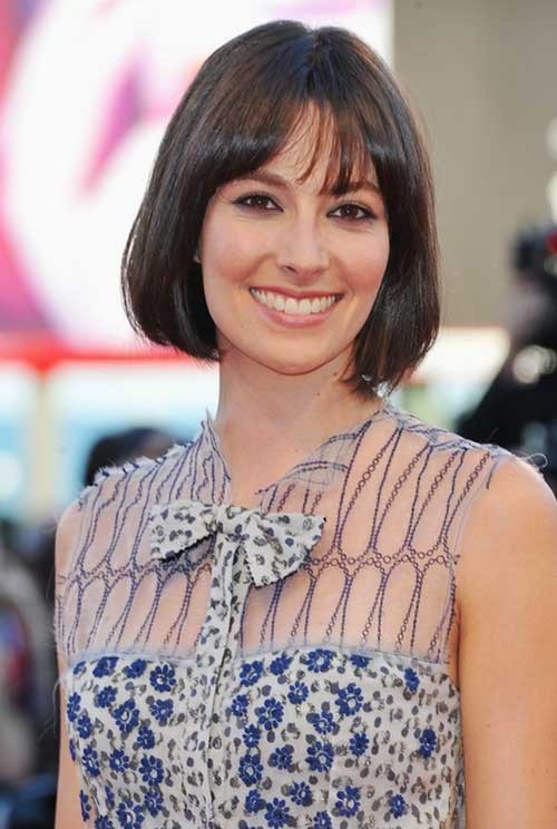 Short Bob Hairstyle for Fine Straight Hair