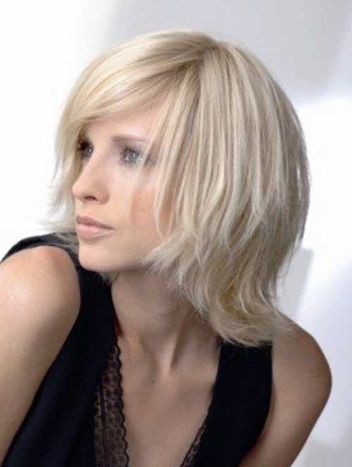 Straight Fine Blonde Haircut for Girls