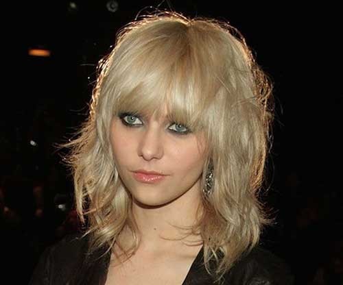 Taylor Momsen Blonde Shaggy Hairstyle