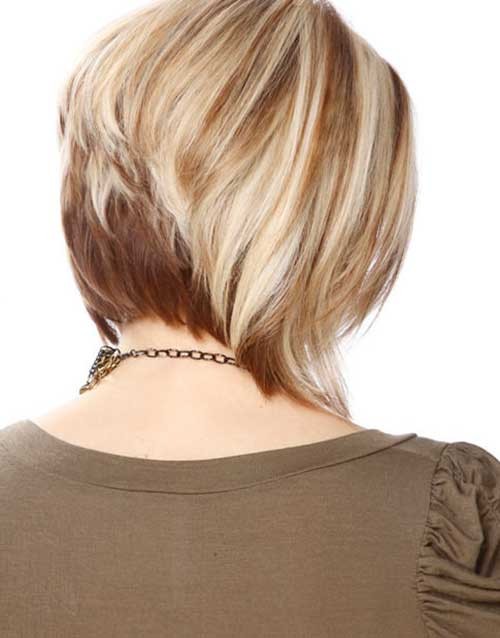 Gorgeous Two Colored Stacked Bob Haircut for Women