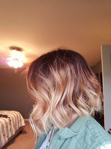 Rose Gold Blonde Ombre