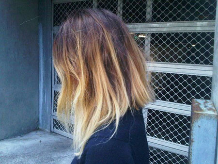 Lob with Ombre Style