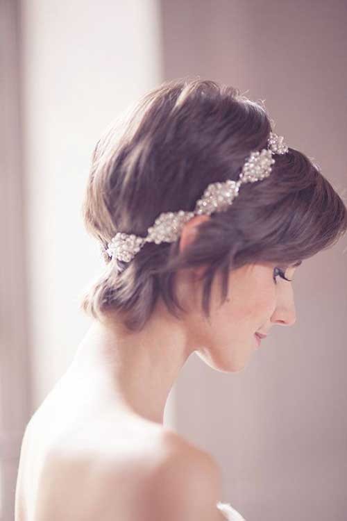 Pixie Cut with Flower Crown