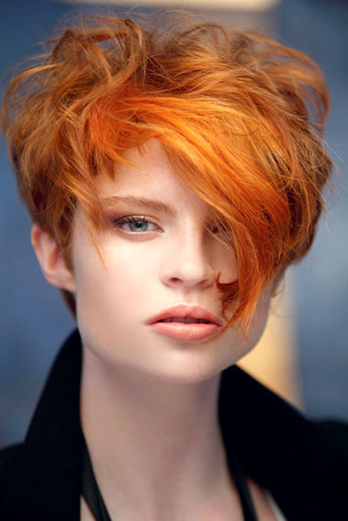 Short red hair color ideas