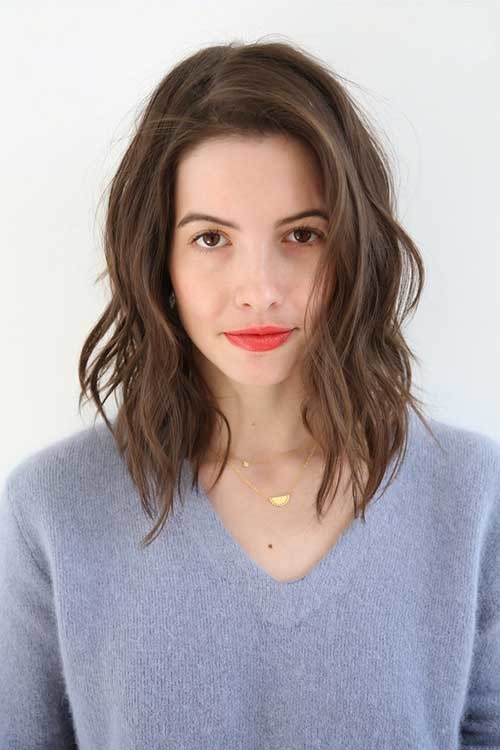 Short to Medium Haircut with Waves