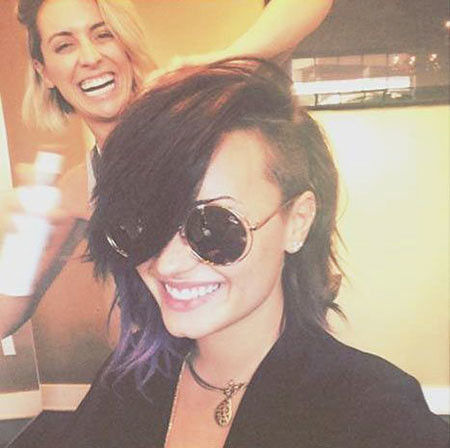 Demi Lovato Hair Cut