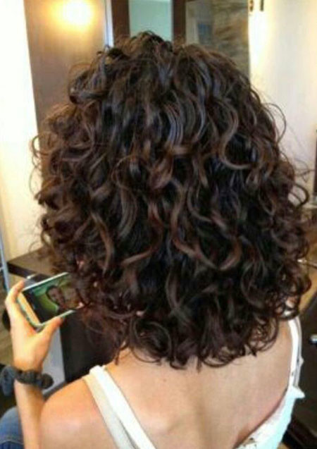 Curly Hair Layers Short