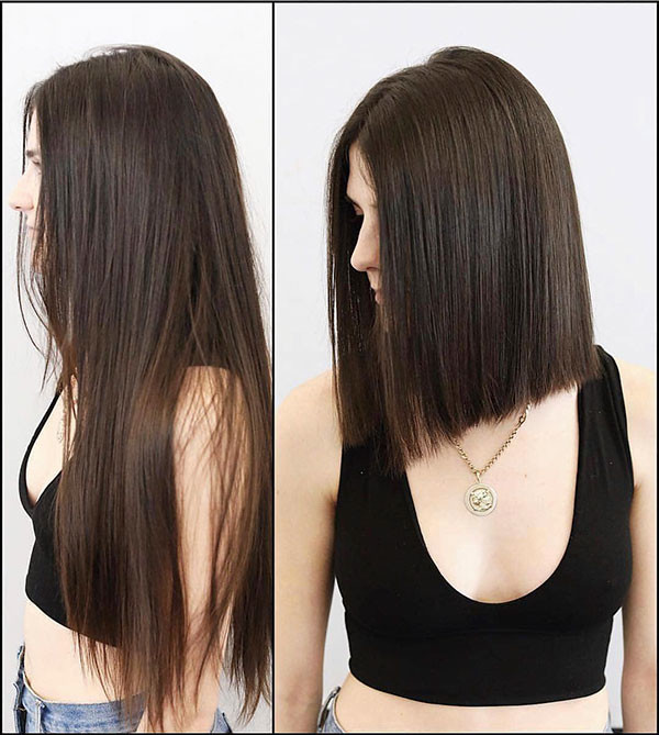 Medium Length Straight Haircuts