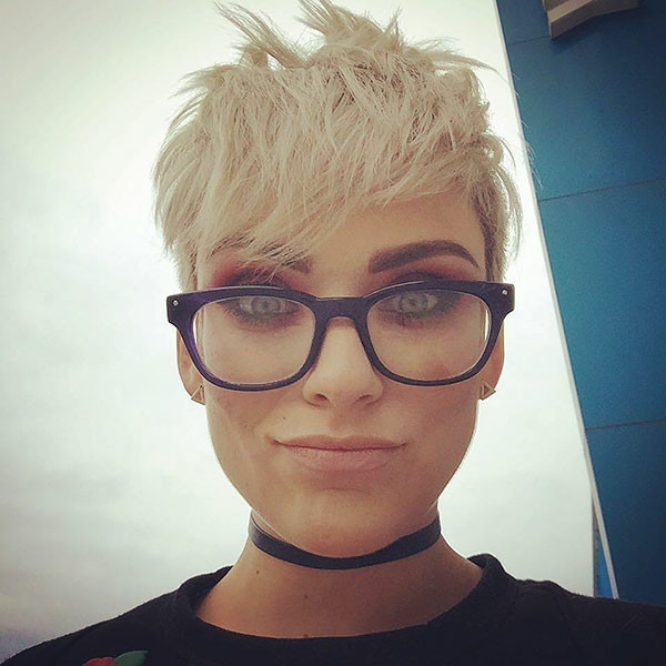 Pixie HairStyle with Glasses
