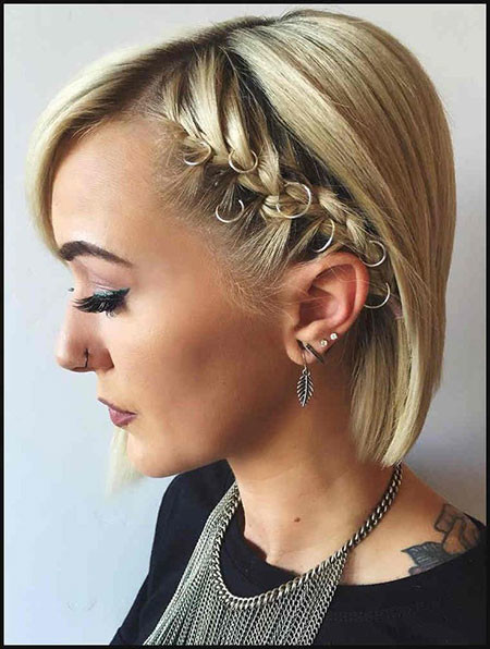 Prom Hairstyles for Short Hair with Braids