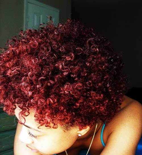 Short red hair for black women