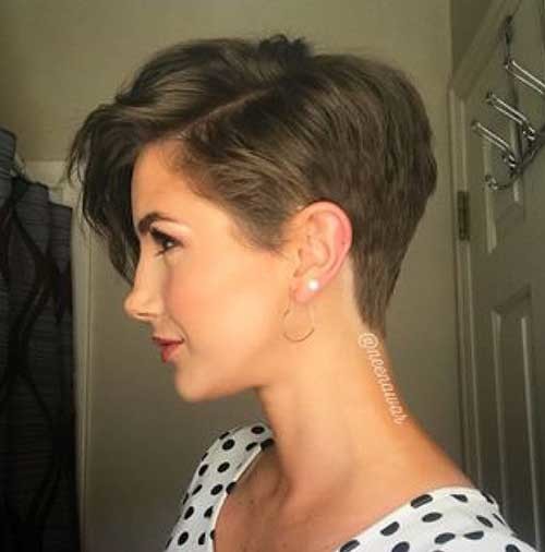 Side View of A Short Haircut