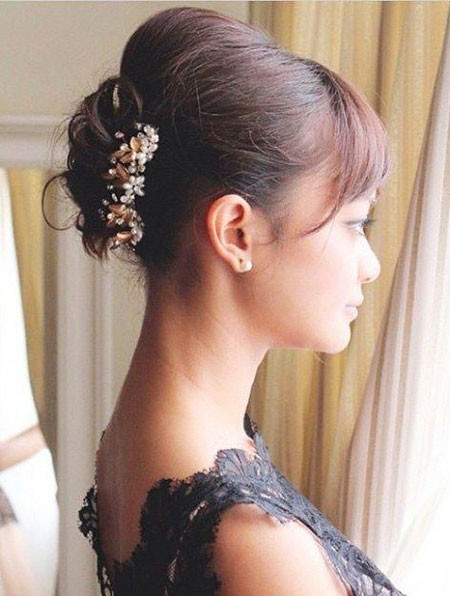 Updo Hair with Volume