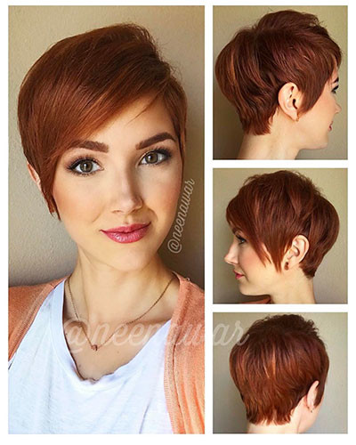 17 short layered hair with side bangs