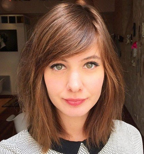 21 short hairstyles with side bangs