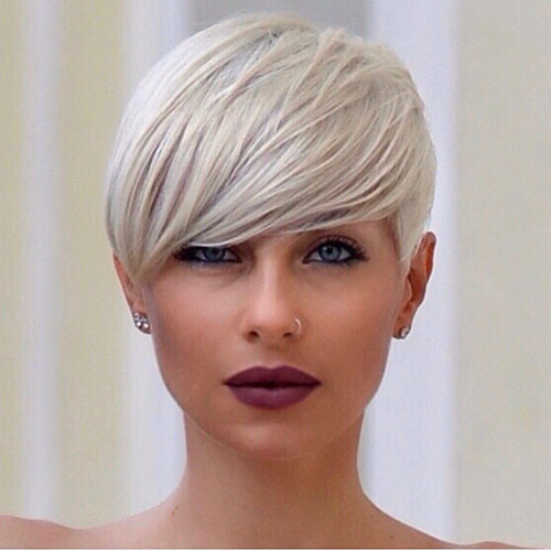 28 short hairstyles with side bangs