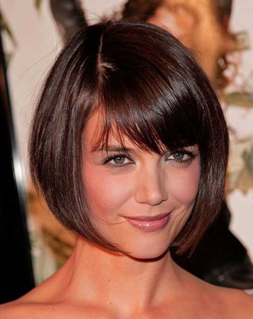 Katie Holmes Cute Short Hair for Fine Hairstyle