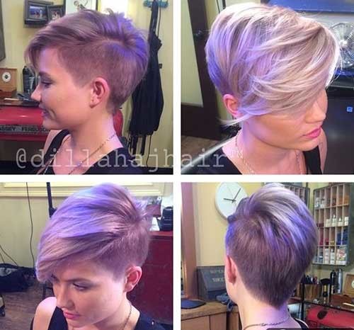 Pixie Hair with Shaved Sides