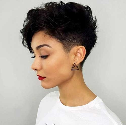 Shaved Side Haircut for Short Hair
