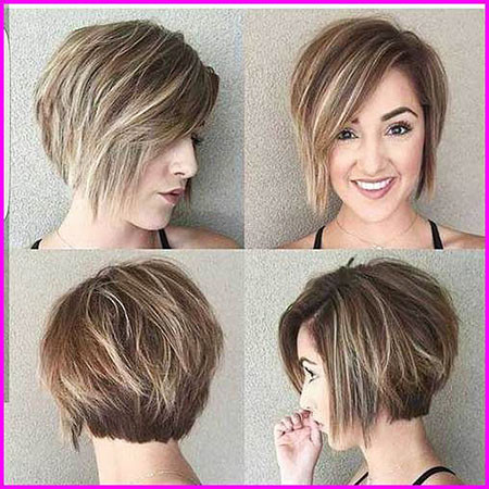 Short Haircut for Women with Round Faces