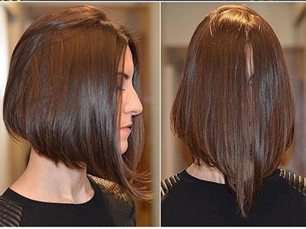 Straight Inverted Bob Hairstyle
