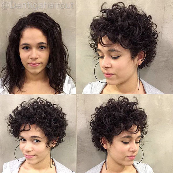 Very Short Curly Hair for Girls