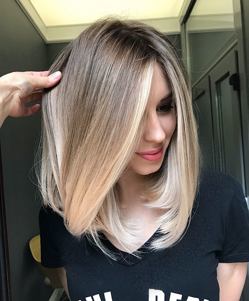 23 ombre short hair brown to blonde