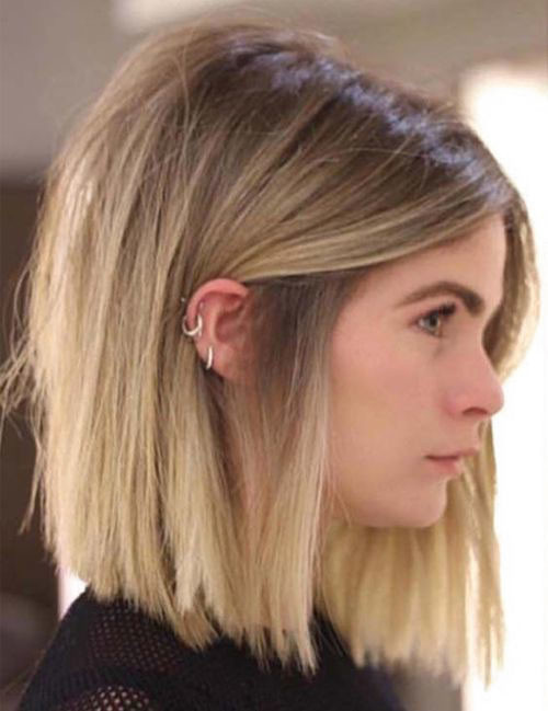 27 ombre short hair brown to blonde