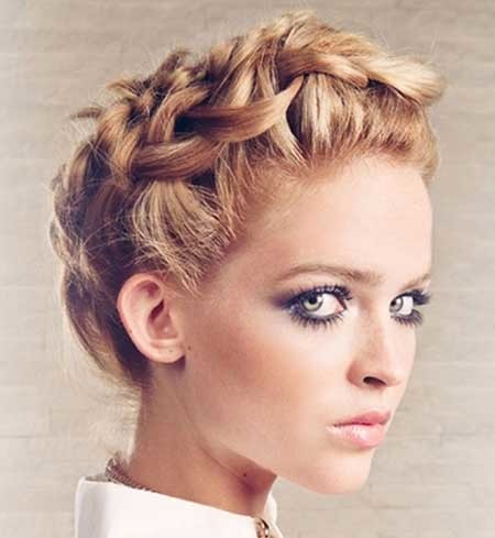 Beautiful Twisted Braid Hairstyle for Girls