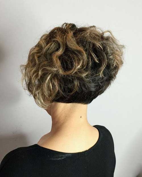 Curly Short Bob Hairstyle