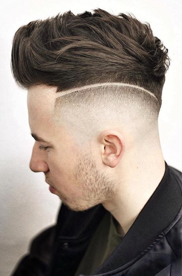 Faux Hawk with Disconnected High Skin Fade