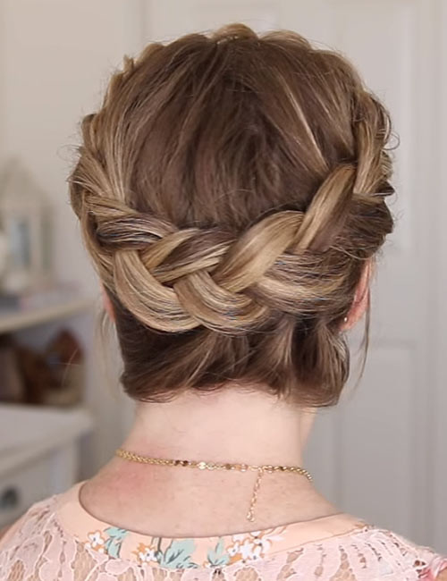 Inside Out Crown Braid
