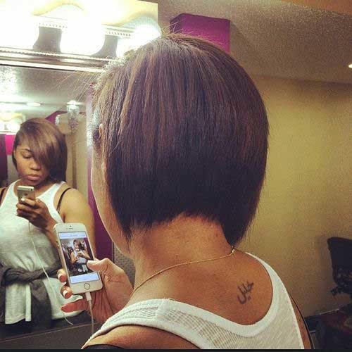 Inverted Bob Back View