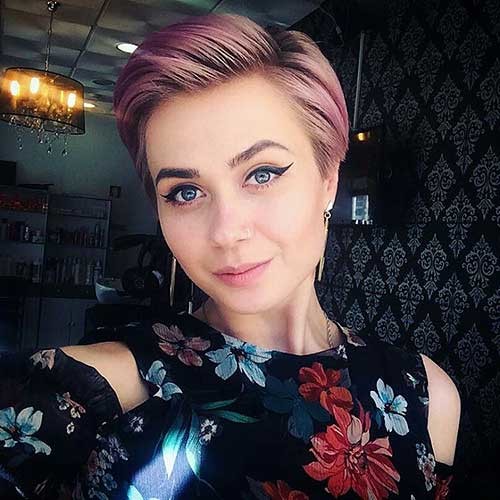 Pastel Colored Short Hair