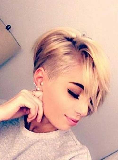 Pixie Cut with Shaved Side