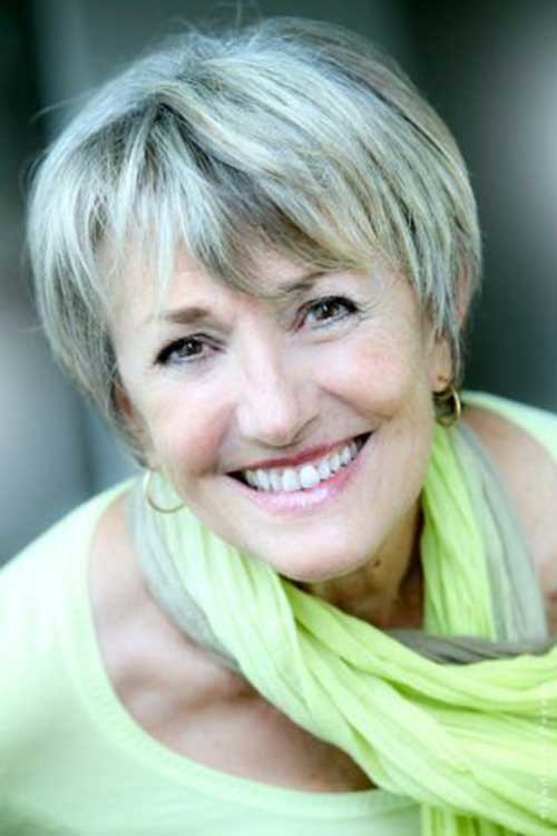 Short Grey Hair for Women Over 50