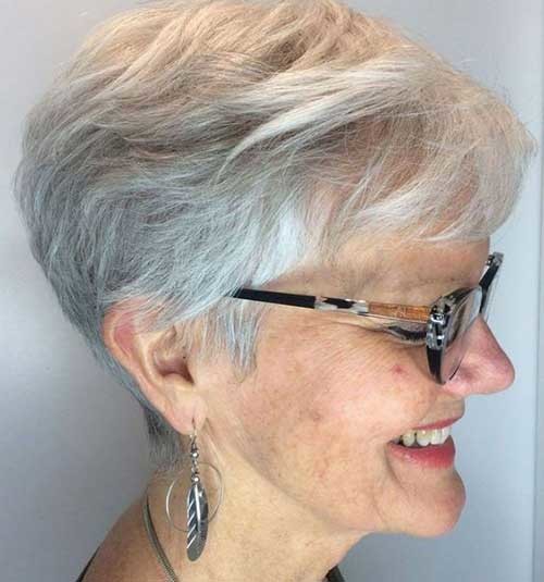 Short Haircut for Older Women